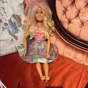 Fashion Doll with Colorful Dress